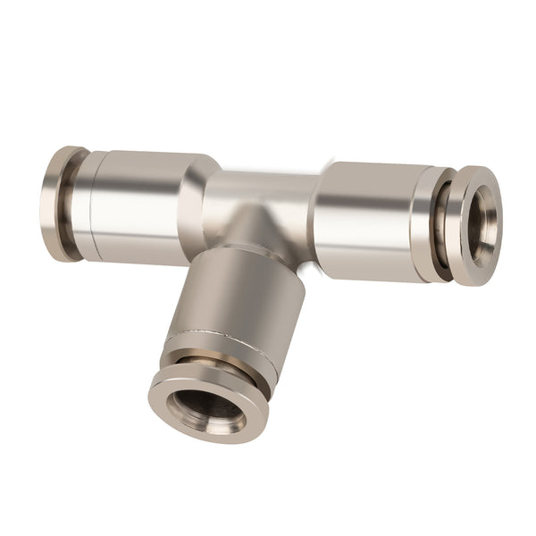 Air Line T-Fittings Union Tee 1/4" Coupler Push-To-Connect Fitting 21838 Air Suspension Fittings